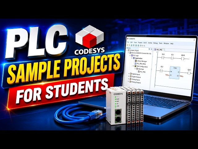 Video thumbnail for PLC CODESYS Sample Projects for Students