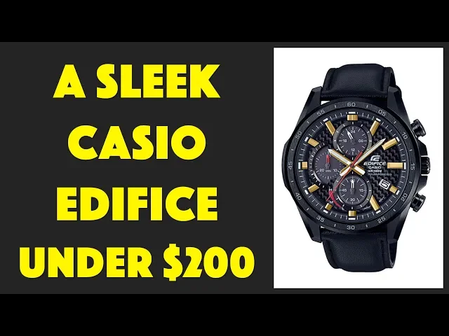 Video thumbnail for The Sleek Casio Edifice EQS900CL-1AV Solar Watch Review