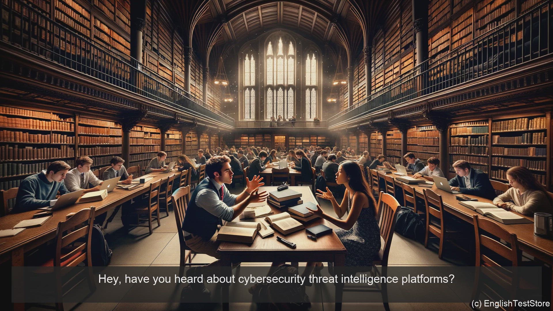 'Video thumbnail for English Conversation for Informatics Engineering: Cybersecurity Threat Intelligence Platforms'