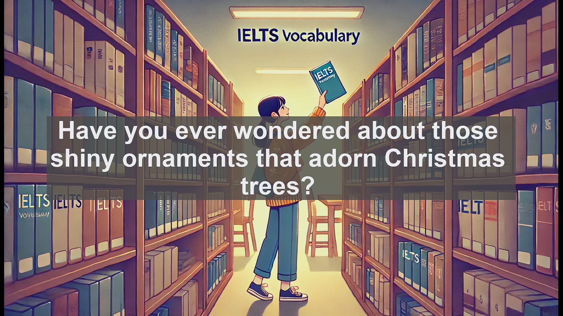 'Video thumbnail for 5000 Must Know IELTS 8.0 Vocabulary - Bauble: More Than Just a Christmas Ornament'