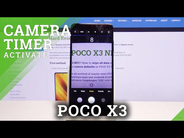 Video thumbnail for How to Activate Camera Timer in POCO X3 – Delay Taking Photo