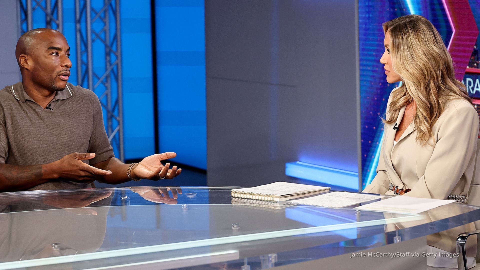 'Video thumbnail for Trump responds after Charlamagne Tha God calls him out in Fox interview'