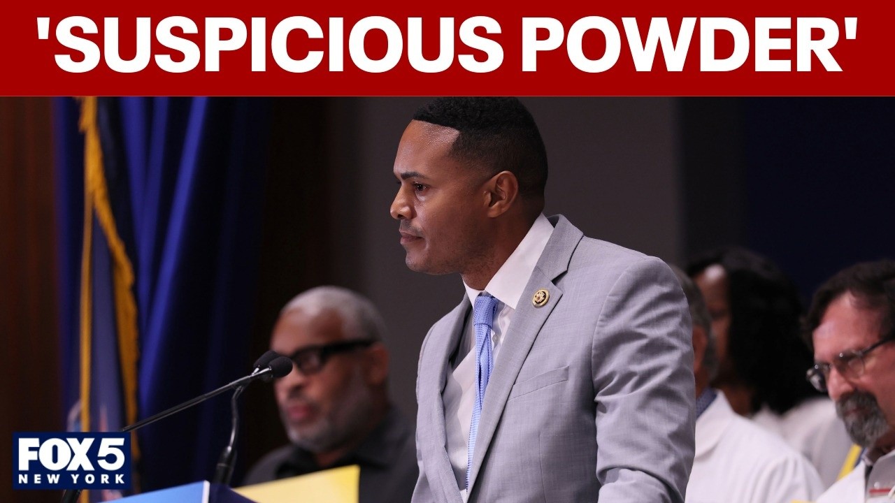 Video thumbnail for Hazmat units sent to Rep. Torres' office
