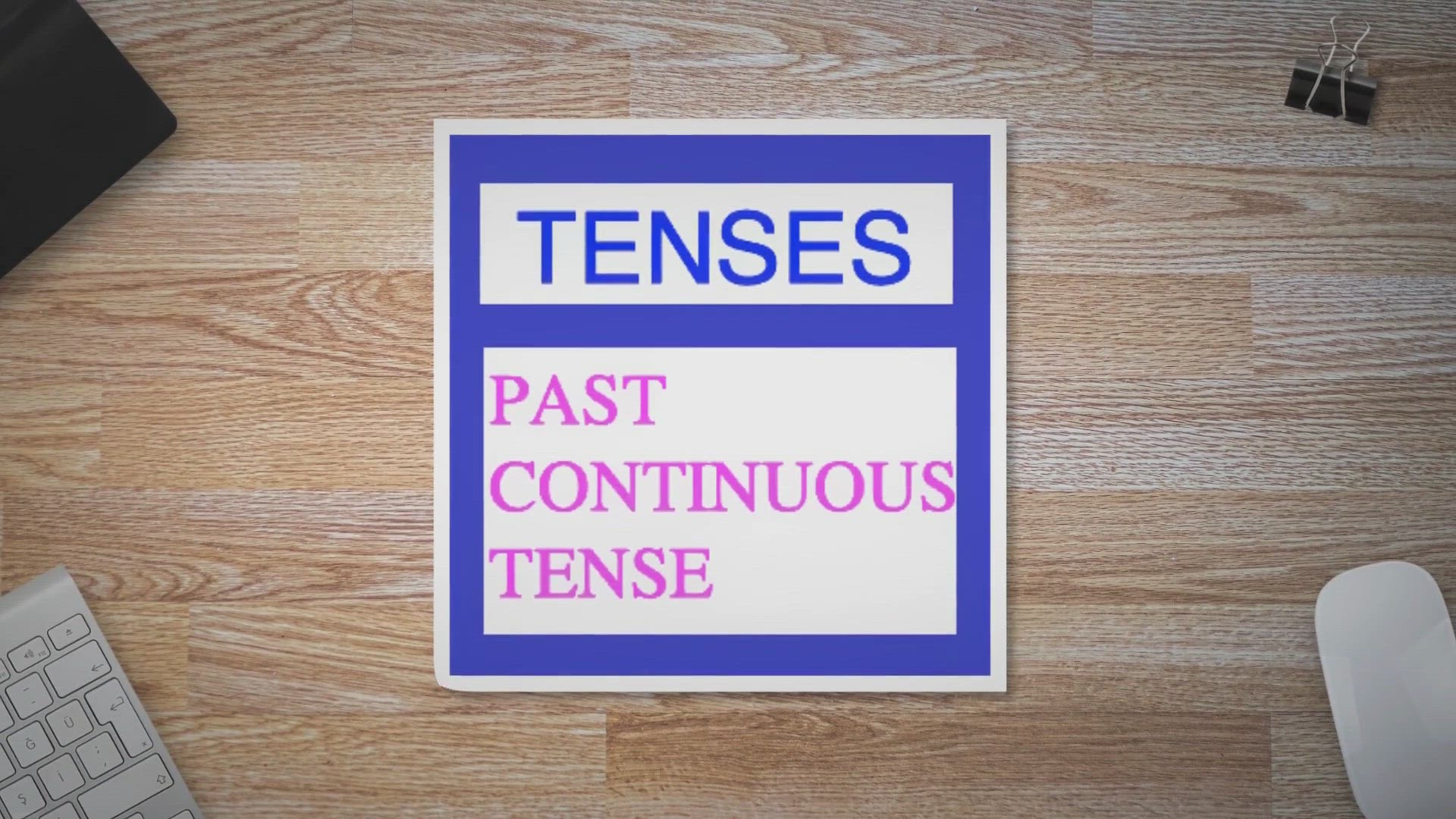 'Video thumbnail for Past Continuous Tense'