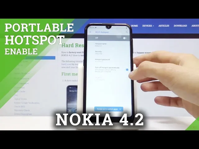 Video thumbnail for How to Activate Portable Hotspot in NOKIA 4.2 – Network Access Point