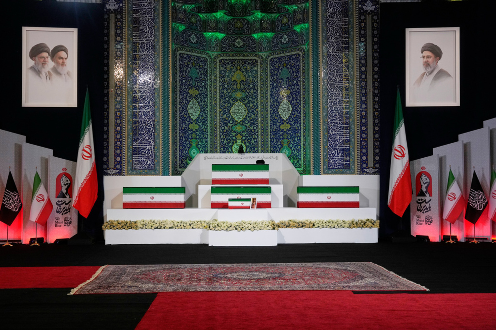 Video thumbnail for Funeral of Iran's late supreme leader: Coffin of Ayatollah Ali Khamenei on display in Tehran