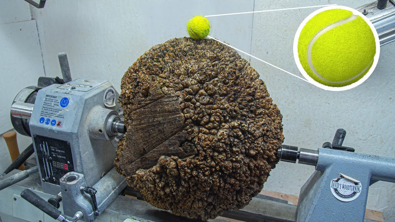 Video thumbnail for Woodturning – Gigantic Burl to Wooden Bowl