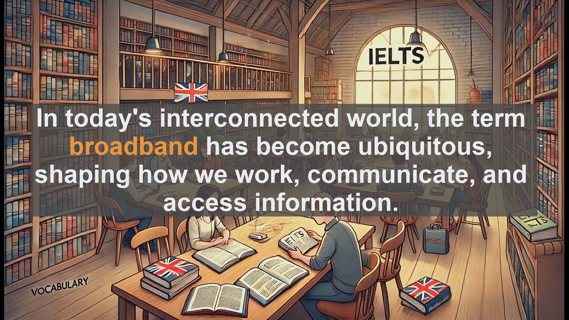 'Video thumbnail for 5000 Must Know IELTS 8.0 Vocabulary - Broadband Explained: Key Insights for IELTS Success'