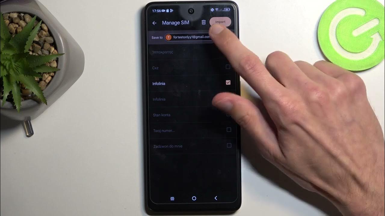 Video thumbnail for How to Copy Contacts from SIM Card to Internal Storage on TCL 40 NxtPaper