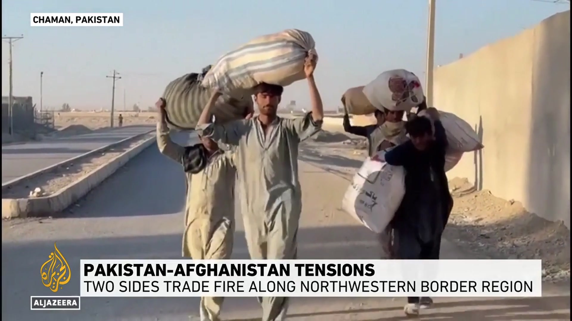 'Video thumbnail for Pakistani, Afghan forces trade fire along northwestern border region'