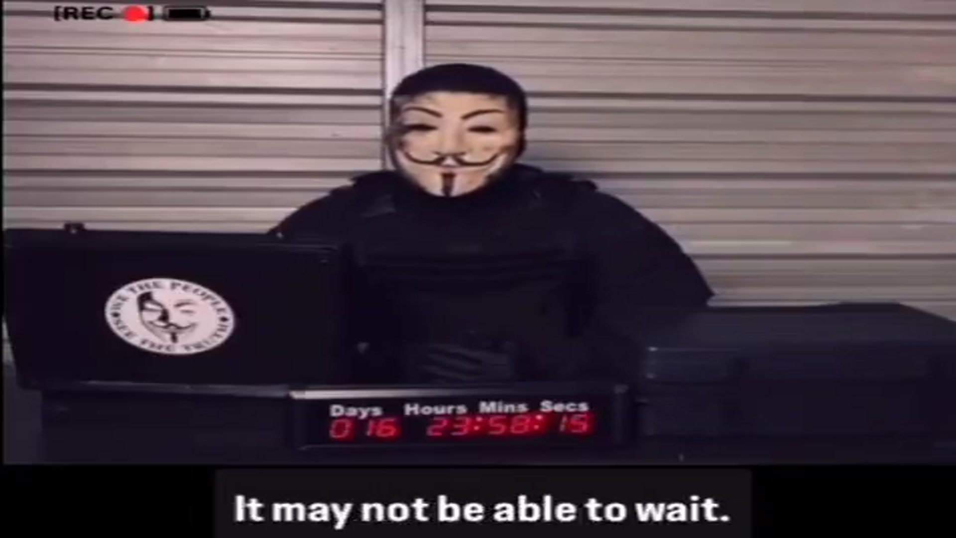 Video thumbnail for Anonymous claims governments are tricking us into war