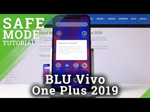Video thumbnail for How to Enter Safe Mode in BLU Vivo One Plus 2019