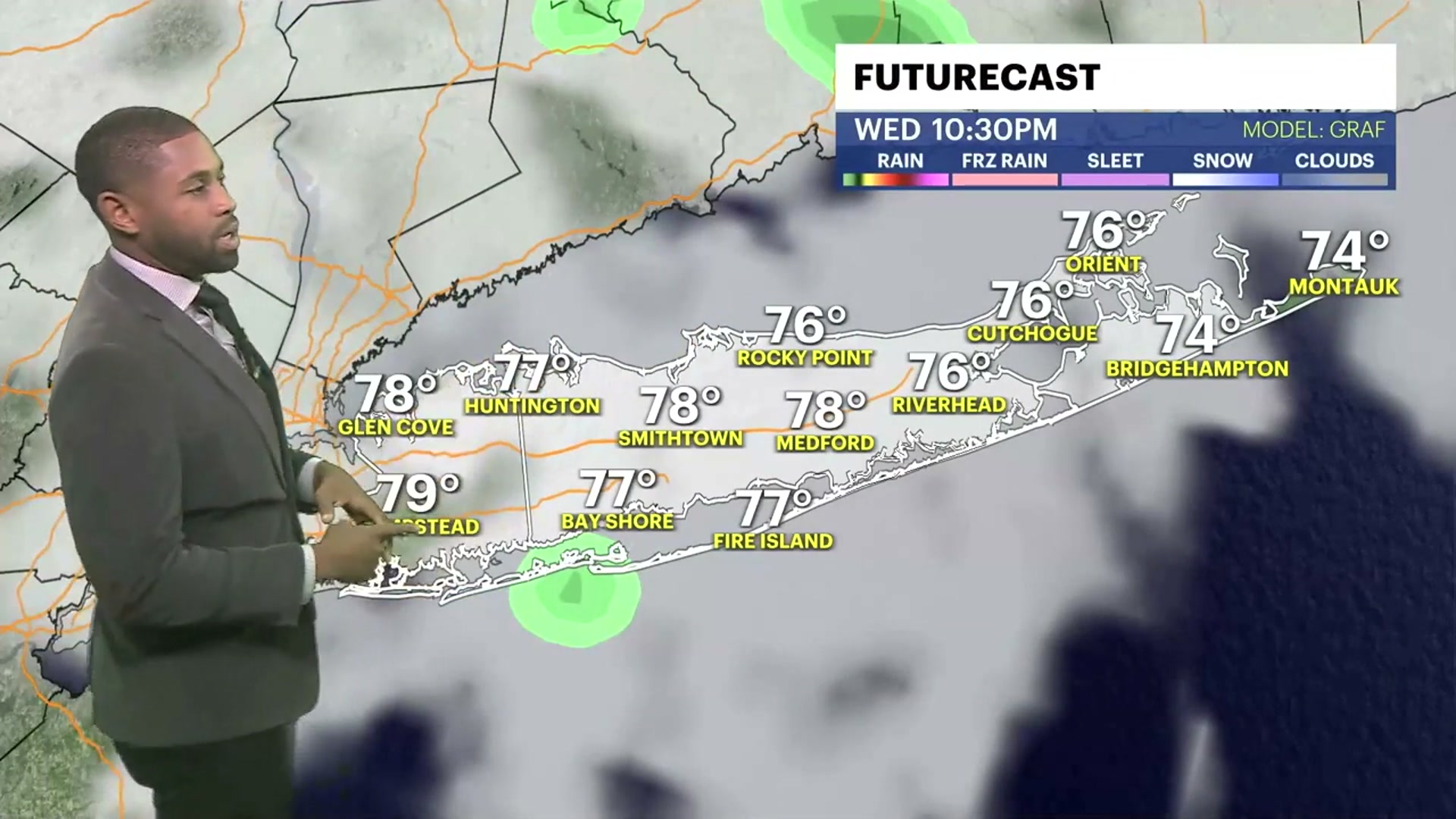 Video thumbnail for Warm and muggy overnight with showers; fabulous weather follows