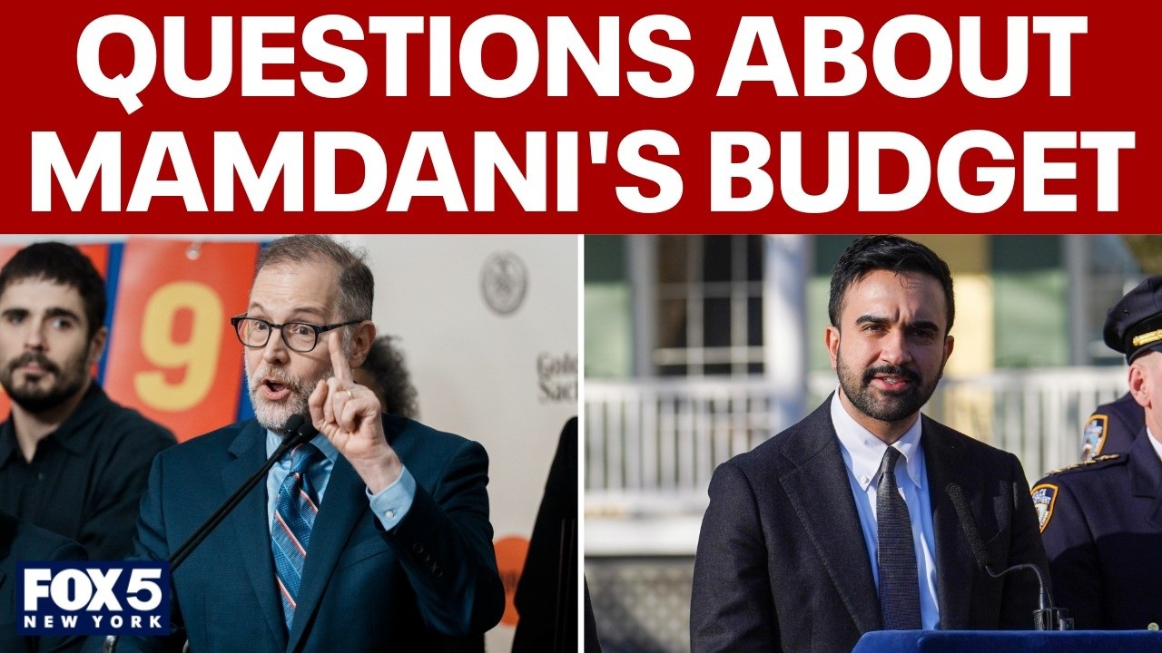 Video thumbnail for NYC comptroller raises questions about Mamdani's budget