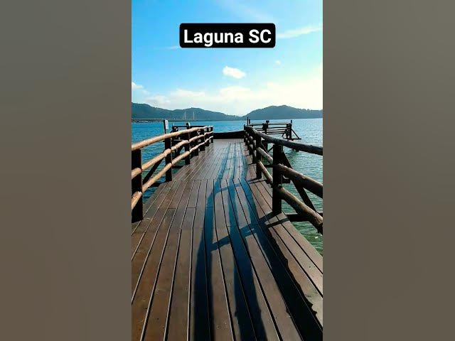 Video thumbnail for Trapiche em Laguna, SC com vista para a ponte Anita Garibaldi. #shortsvideo #shorts #laguna