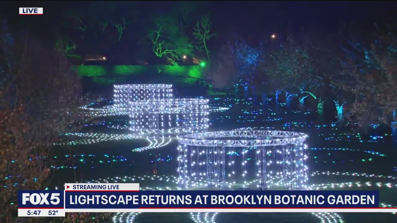 Video thumbnail for Lightscape returns at Brooklyn Botanic Garden