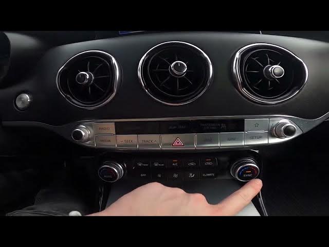 Video thumbnail for How to Synchronize Airflow in Kia Stinger ( 2017 – now ) - Sync Climate Control