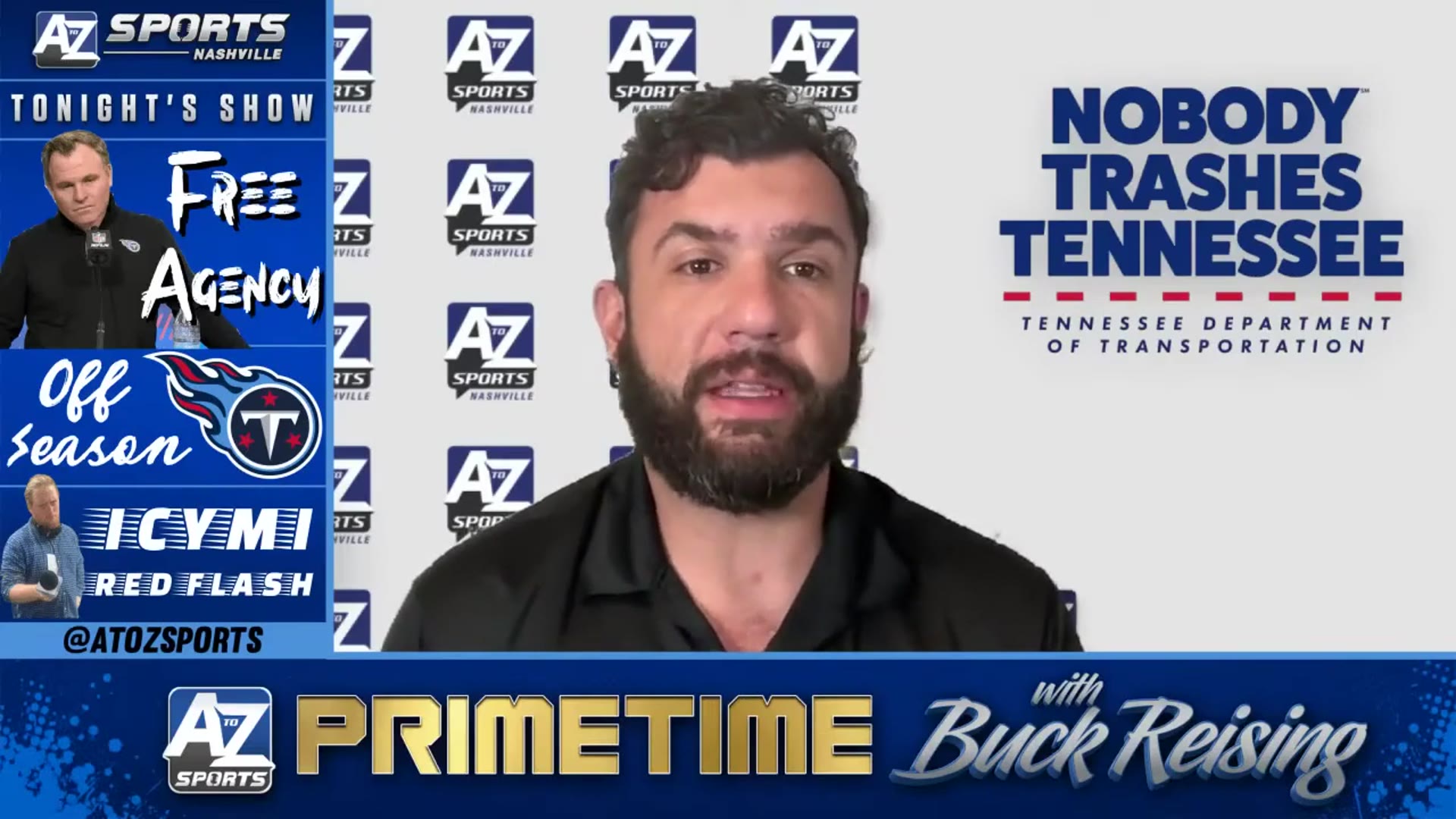 Video thumbnail for A to Z Sports Nashville: Titans Bolster Offense and Defense in Free Agency