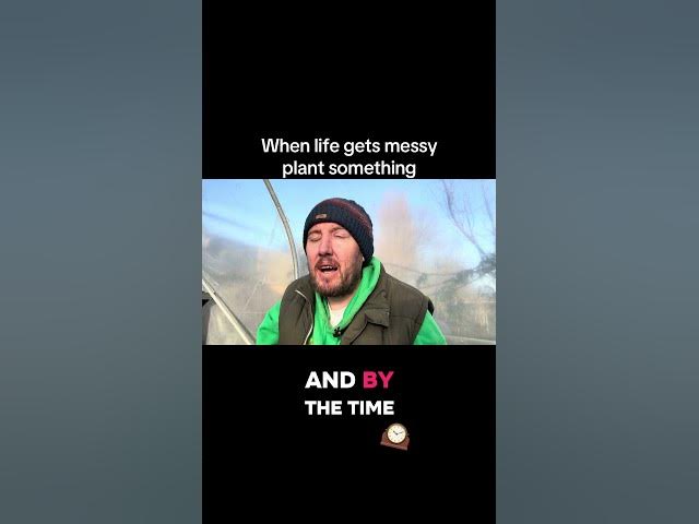 Video thumbnail for 🎥 ✅ 🌱 When Life Gets Messy, Plant Something 🌸 | Gardening Motivation | #Shorts