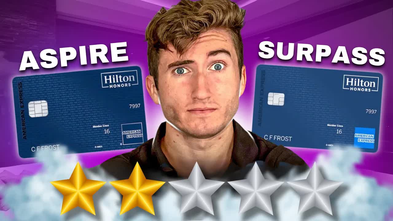 Video thumbnail for anthony venture: hilton aspire & surpass: still the best hotel credit card duo after the revamp?