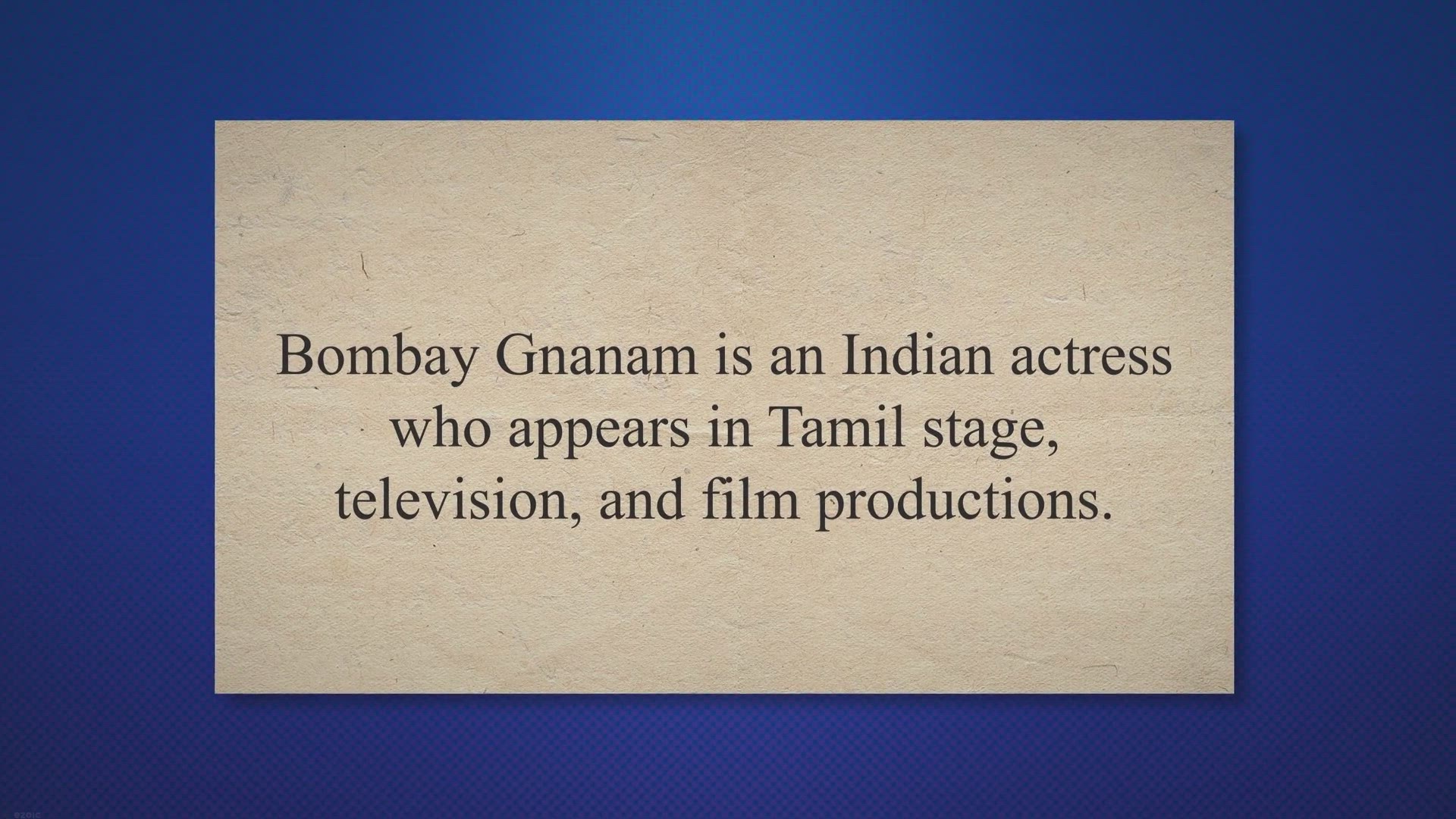 Video thumbnail for Bombay Gnanam Net Worth 2023, Height, Wiki, Age, Bio