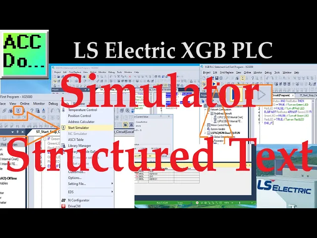 'Video thumbnail for XGB PLC Simulator Structured Text (ST)'
