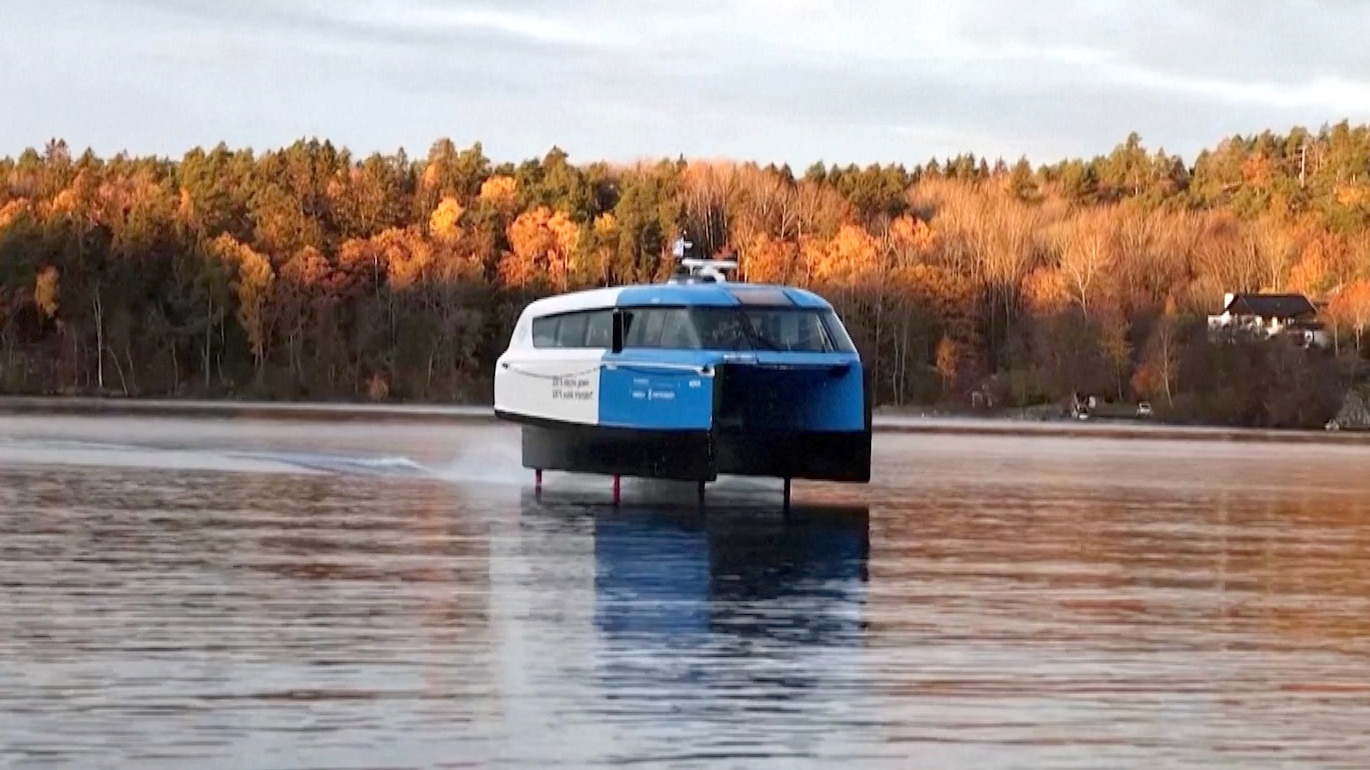 Video thumbnail for Inside Candela's P-12 electric hydrofoil ferry that halves commute times