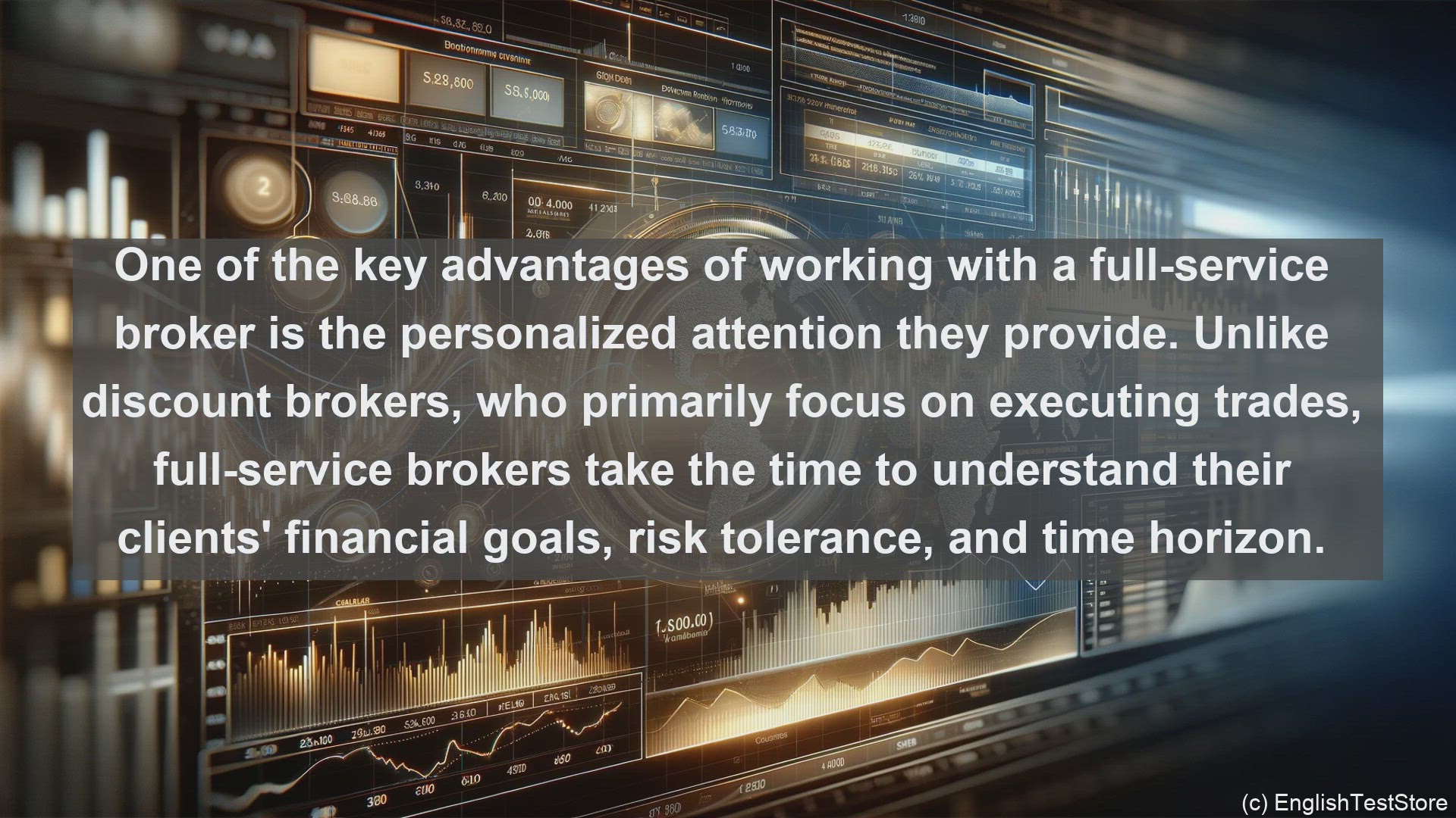 'Video thumbnail for Full service broker in economics and finance'