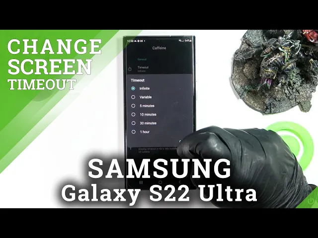 Video thumbnail for How to Change Screen Timeout to Never in Samsung Galaxy S22 Ultra - Caffeine Application