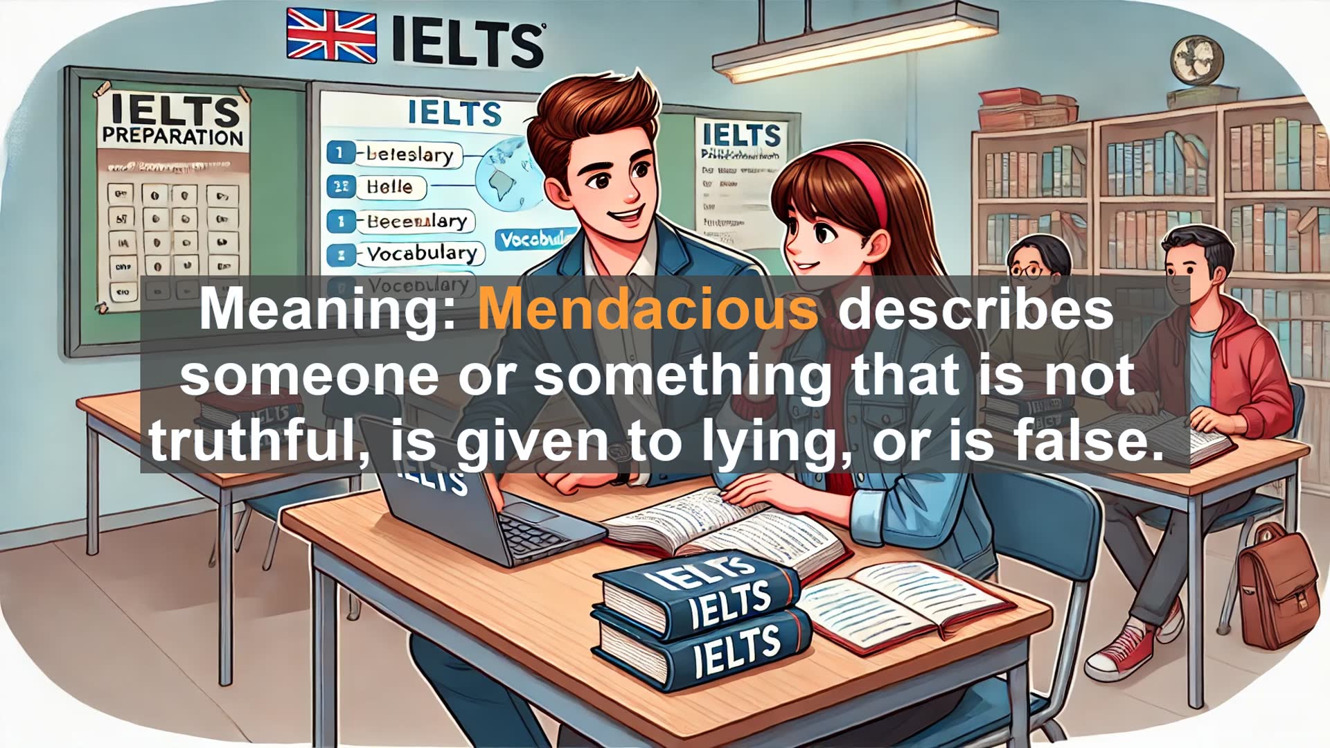 'Video thumbnail for 5000 Must Know IELTS 8.0 Vocabulary - Mendacious: Understanding the Art of Deception'