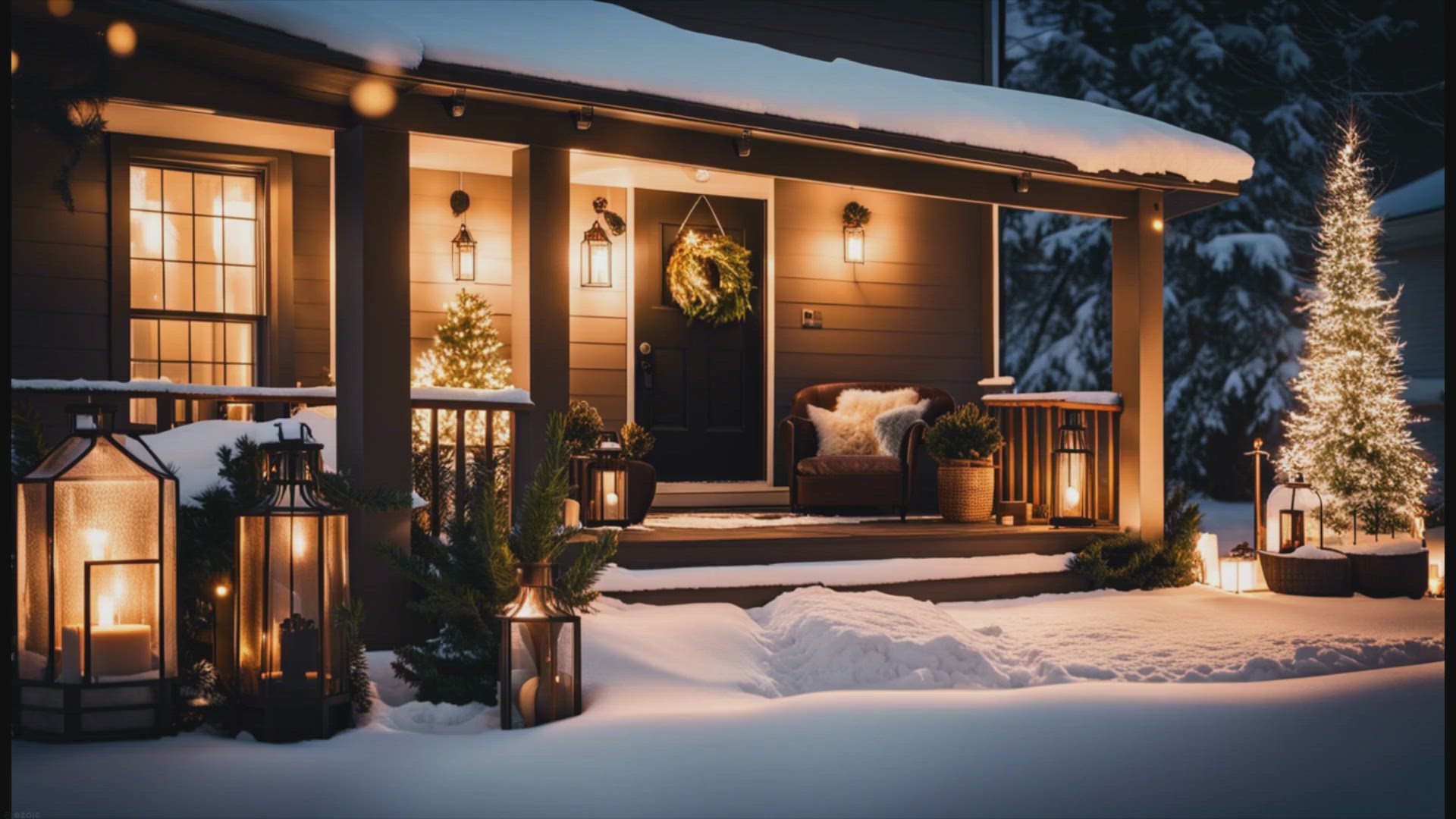 'Video thumbnail for 10 Ways to Make Your Front Porch More Inviting in Winter'