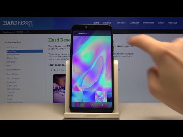 Video thumbnail for How to Change Wallpaper on UMIDIGI A3 - Set Home & Lock Screen Picture