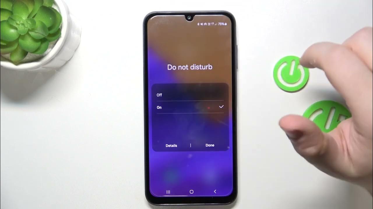 Video thumbnail for How to Enable & Configure Do Not Disturb Mode in SAMSUNG Galaxy A05S