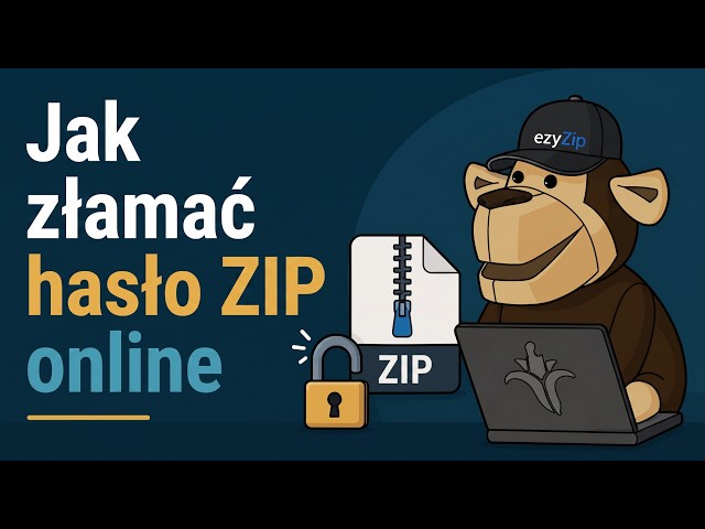 Video thumbnail for 📦 Jak złamać hasło do pliku ZIP online za darmo | Bez instalacji oprogramowania