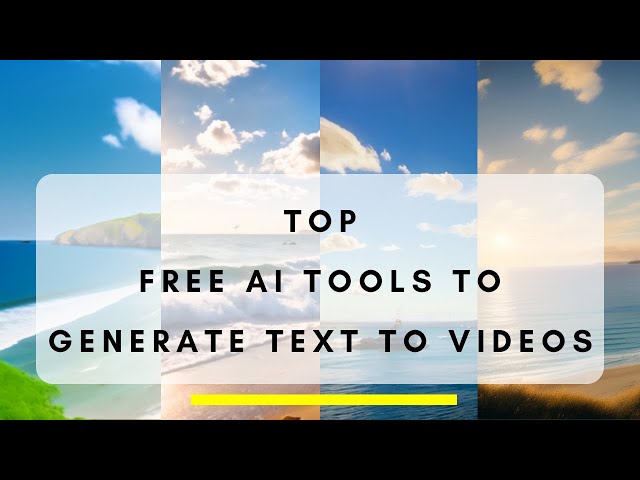 Video thumbnail for Best Free AI Top Free AI Online Tools to Generate Videos