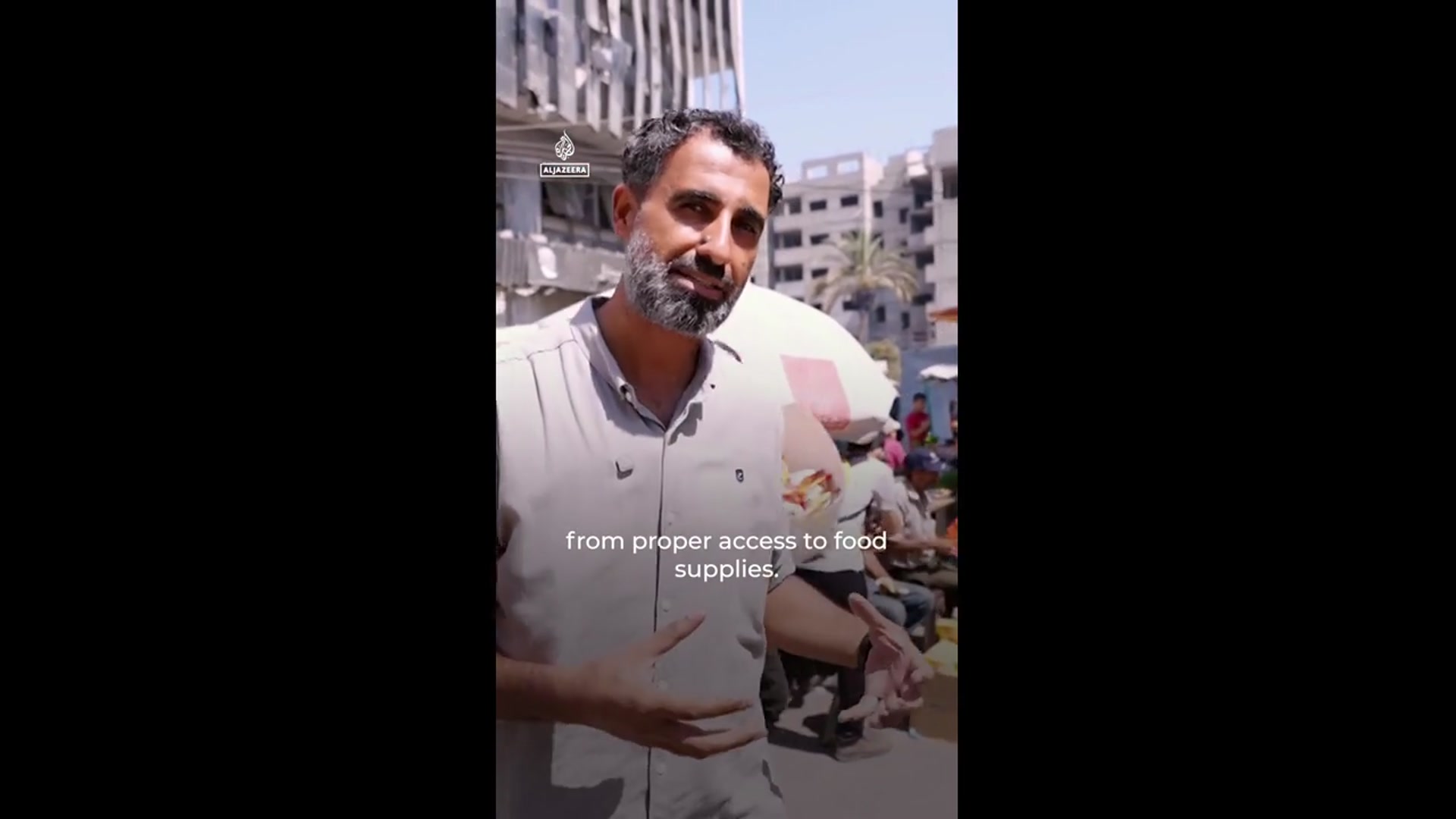 'Video thumbnail for Why appearances can be deceiving at Gaza City food market'