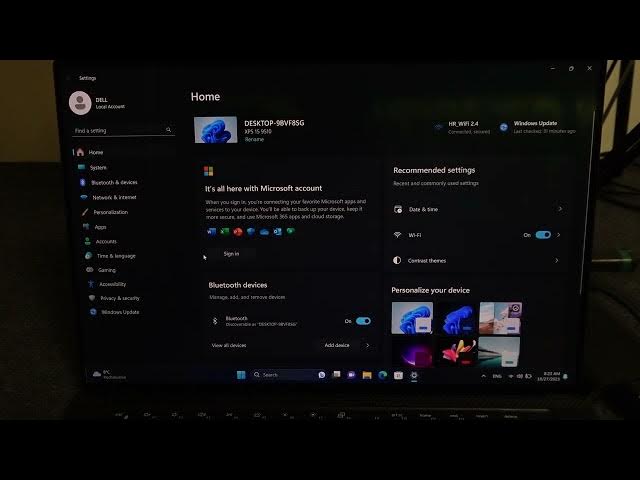 Video thumbnail for How To Set Time & Date Manually On Dell XPS
