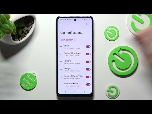 Video thumbnail for How to Turn On / Turn Off the App Notifications on a MOTOROLA Moto E32s - Manage Notifications
