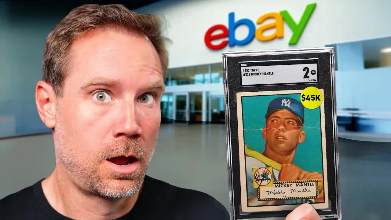 Video thumbnail for sports card investor: inside a $1.5m+ ebay auction: rare sports cards, michael jordan, tom brady & vintage finds
