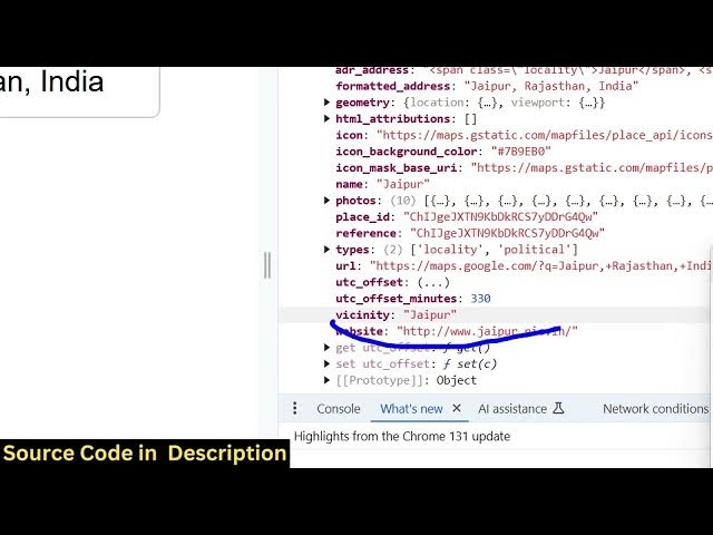 Video thumbnail for Build a Vue.js 3 Google Maps Autocomplete API to Find Places Addresses & Photos Using Places API