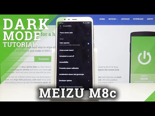 Video thumbnail for How to Activate Color Inversion in MEIZU M8C – Dark Theme