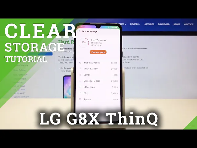 Video thumbnail for Clean Storage in LG G8X ThinQ – Free Up Space