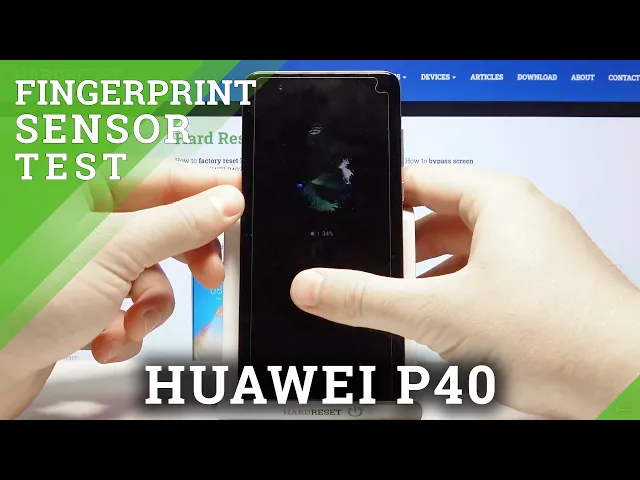 Video thumbnail for How will Fingerprint work with Tempered Glass - HUAWEI P40