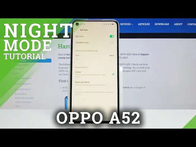 Video thumbnail for How to Enable Eye Comfort Mode in OPPO A52 – Filter Blue Light