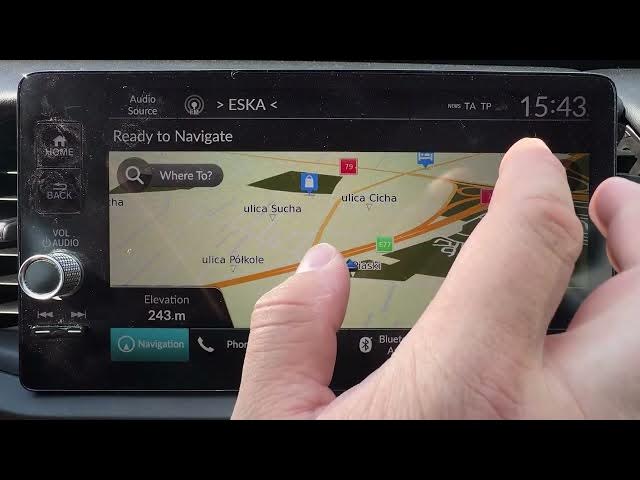 Video thumbnail for HONDA Jazz V HYBRID – How to Change Map Theme