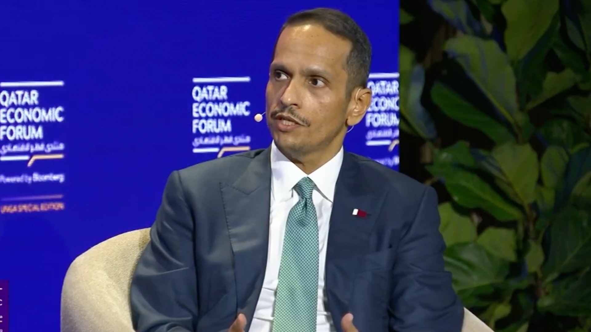 Video thumbnail for Qatar PM urges Gulf security framework with Iran