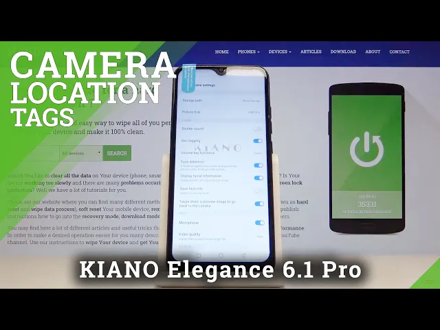 Video thumbnail for How to Deactivate Location Tags in KIANO Elegance 6.1 Pro Camera