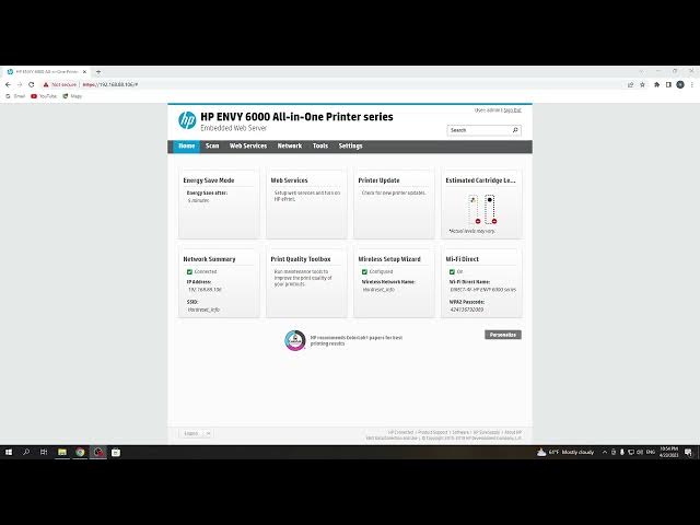 Video thumbnail for How to change System Language on HP envy 6000 series printer / How to switch internal language