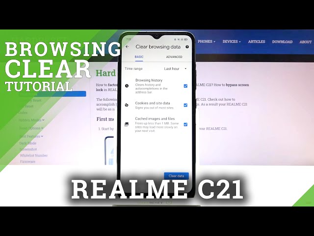 Video thumbnail for How to Delete Browsing History on Realme C21 – Delete History & Cookies