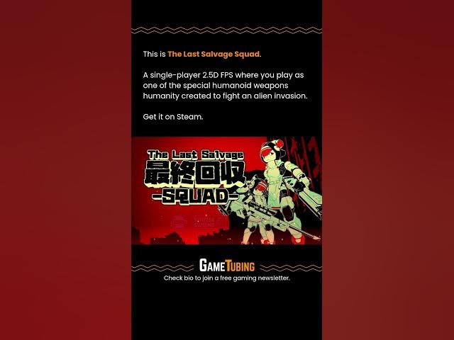 Video thumbnail for This is The Last Salvage Squad - An anime-styled FPS
